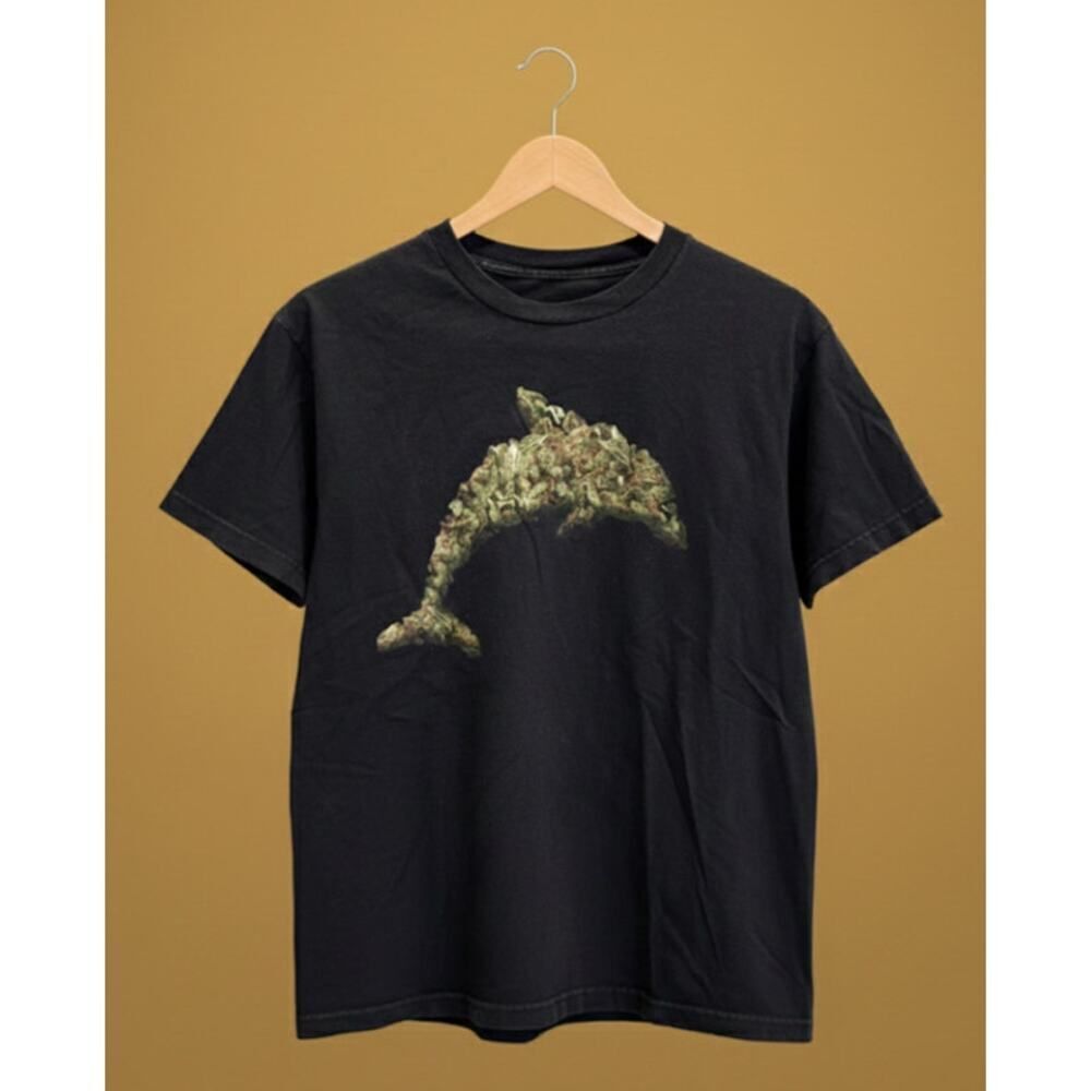 VTG ODD FUTURE Black Jasper Dolphin Weed T-Shirt Tee Shirt M L Tyler the Creator
